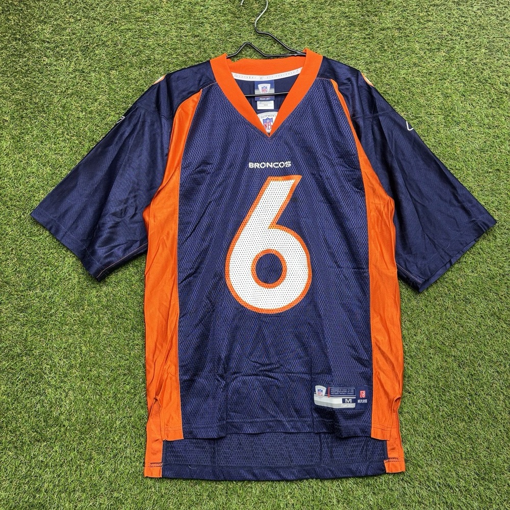 Denver Broncos Jersey Mens Medium Reebok Authentic NFL Equipment #6 JAY CUTLER